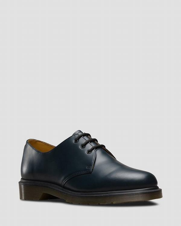 Dr Martens Dámské Polobotky 1461 Plain Welt Smooth Tmavě Blankyt, CZ-498120